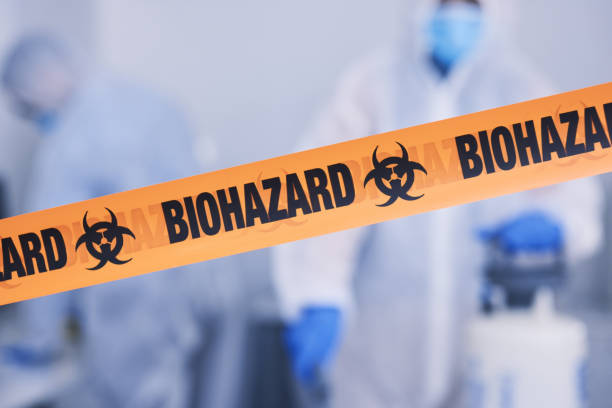 Professional Biohazard Cleanup technician working in Chester, CA